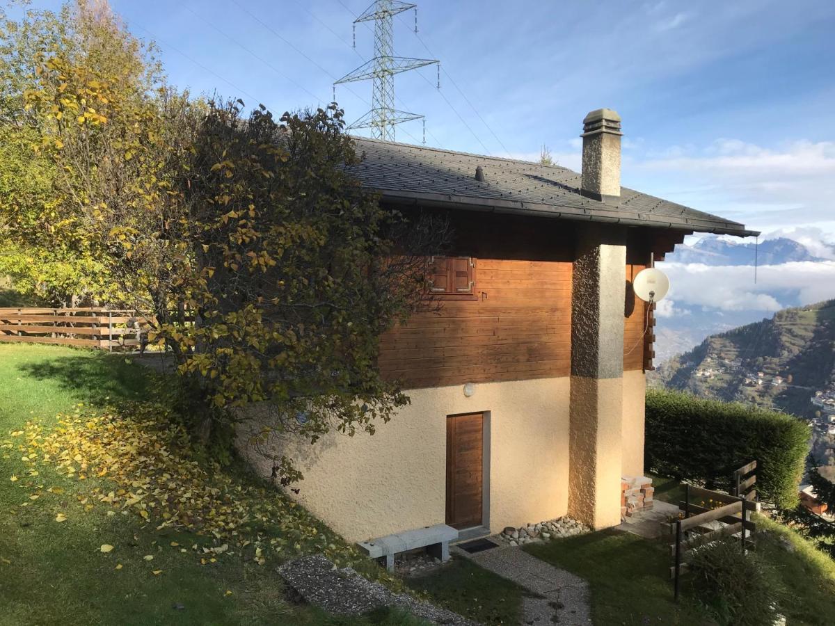 Chalet Lé Fèrtin La Tzoumaz Esterno foto